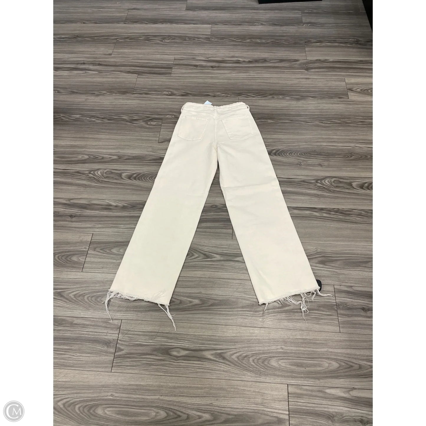 Jeans Wide Leg By Old Navy In White, Size: 4