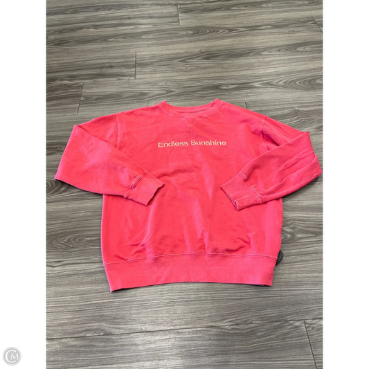Sweatshirt Crewneck By Billabong In Red, Size: M