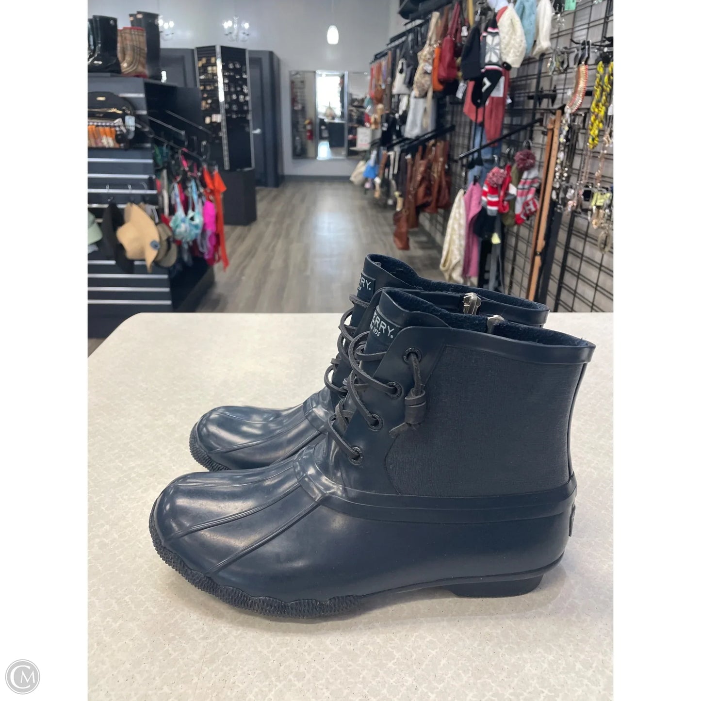 Boots Snow By Sperry In Navy, Size: 8