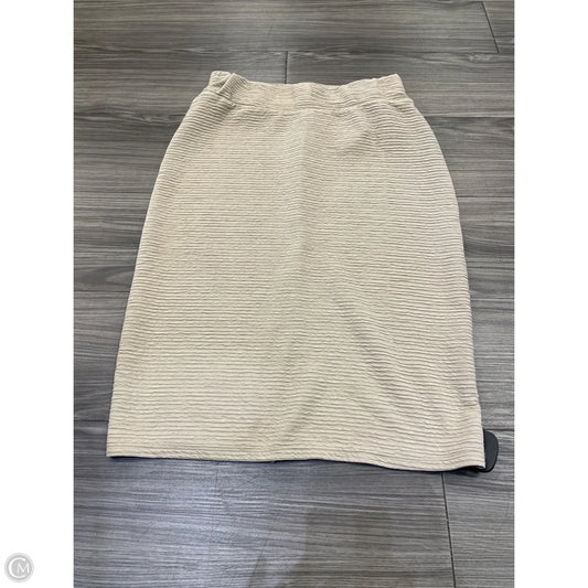 Skirt Midi By Cato In Tan, Size: S