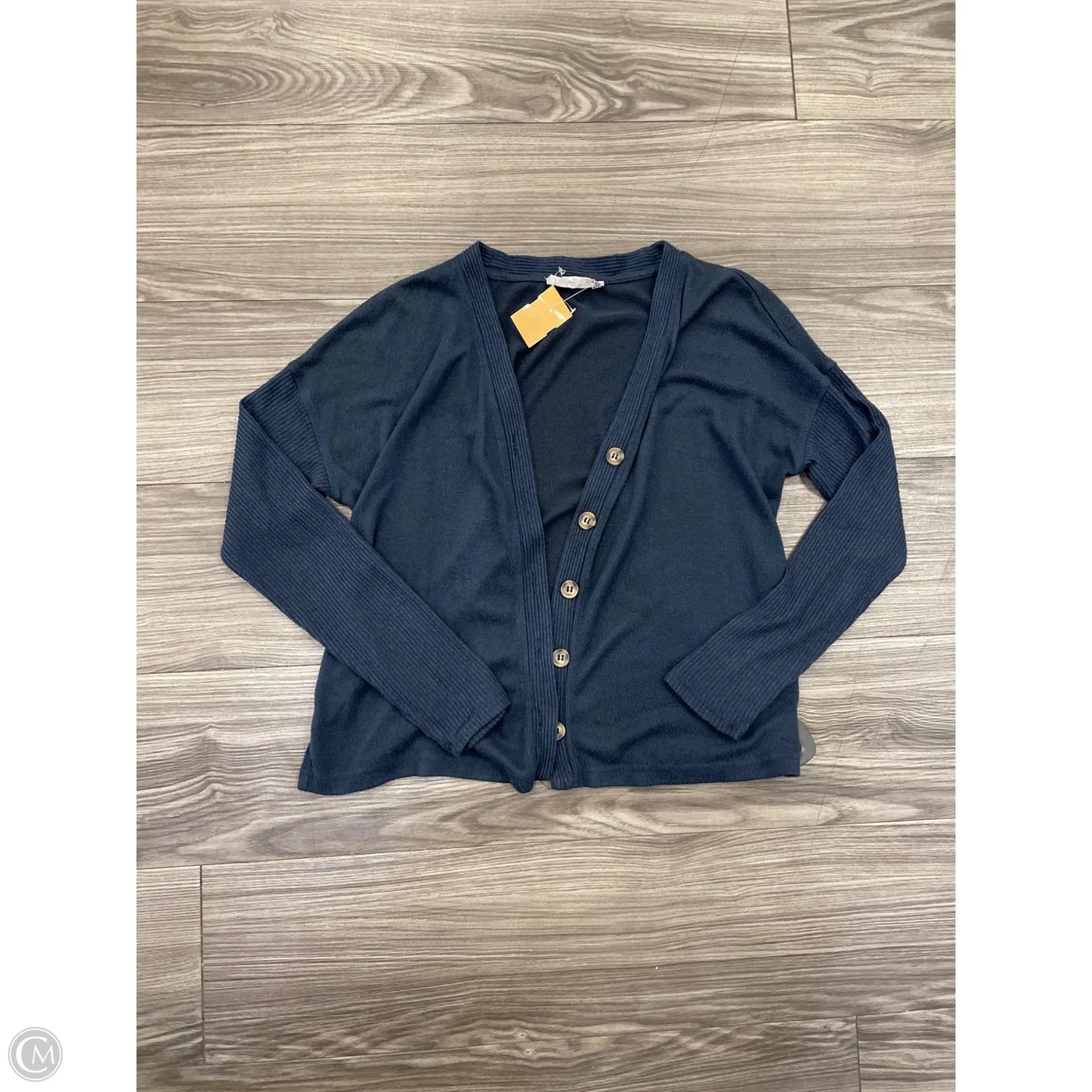 Cardigan By Pink Rose In Navy, Size: S