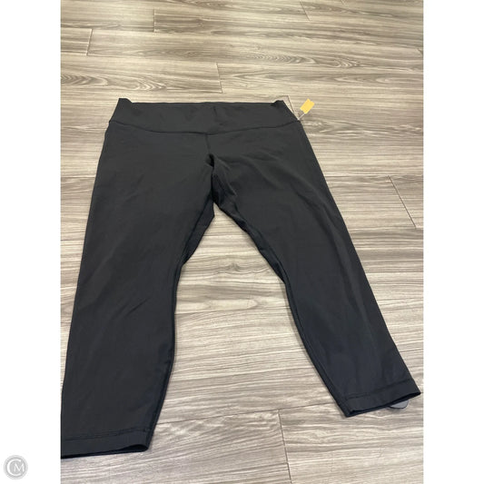 Athletic Leggings By Lululemon In Black, Size: 20