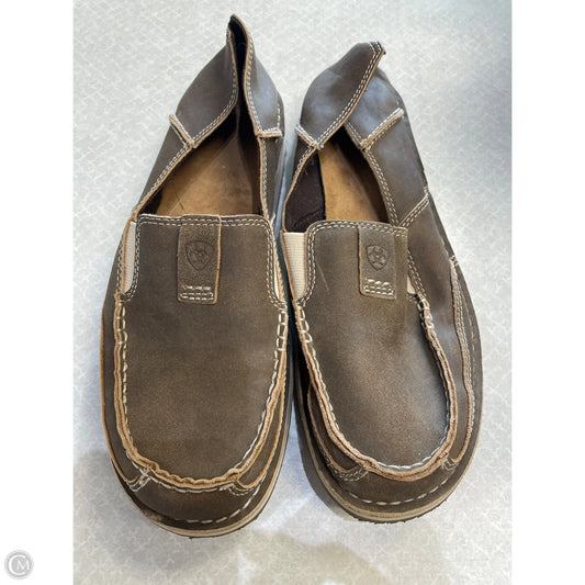 Shoes Flats By Ariat In Brown, Size: 10