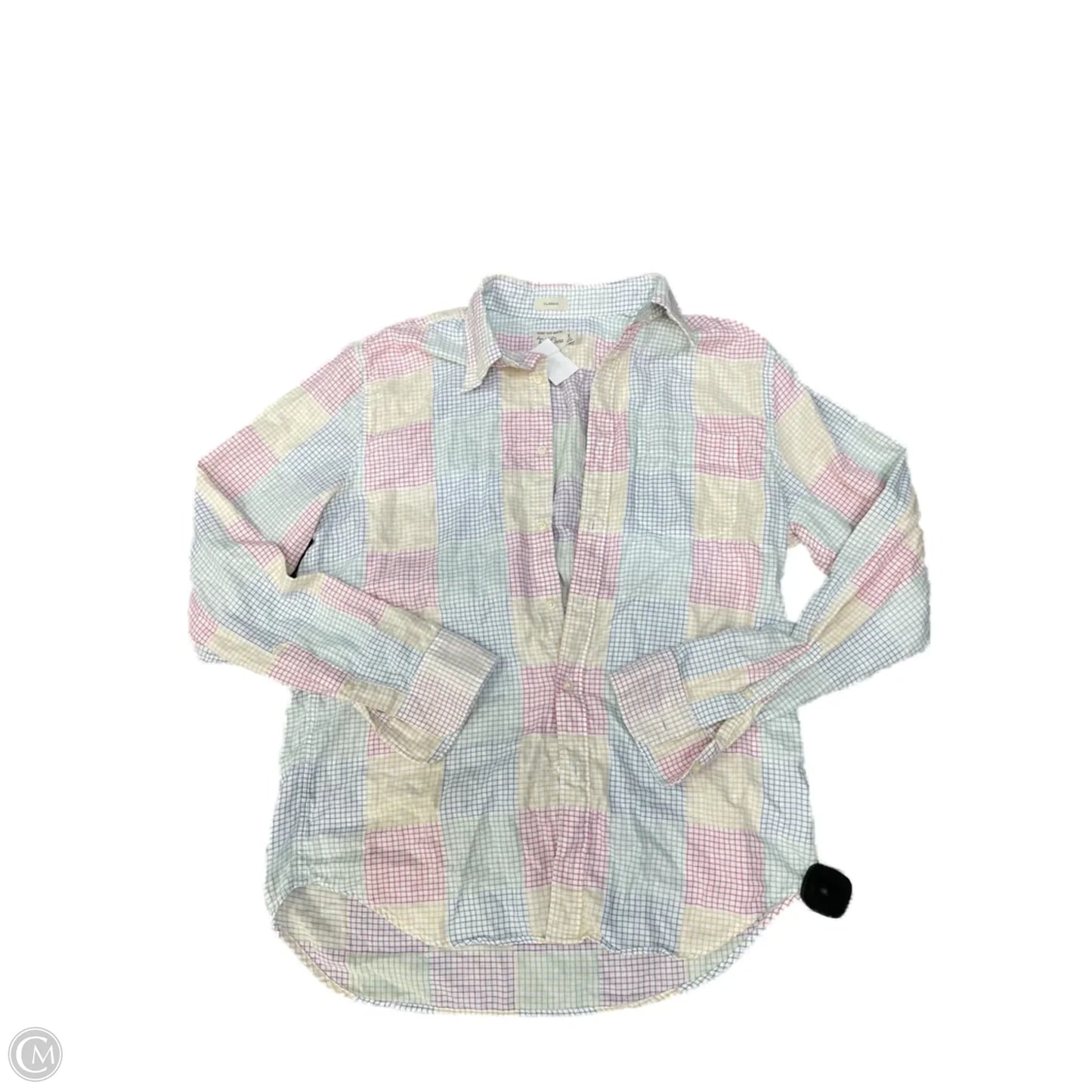 Top Long Sleeve By J. Crew In Multi-colored, Size: M