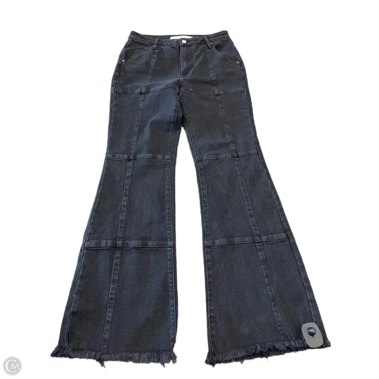 Jeans Flared By Clothes Mentor In Black, Size: 10