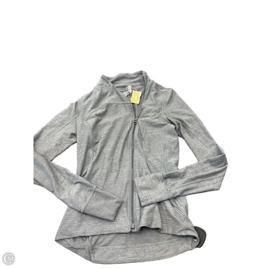 Athletic Sweatshirt Collar By Lululemon In Grey, Size: 6