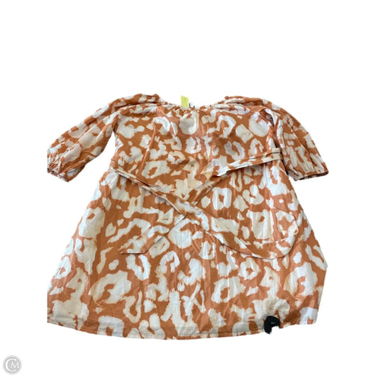 Dress Casual Midi By Elizabeth And James In Animal Print, Size: L