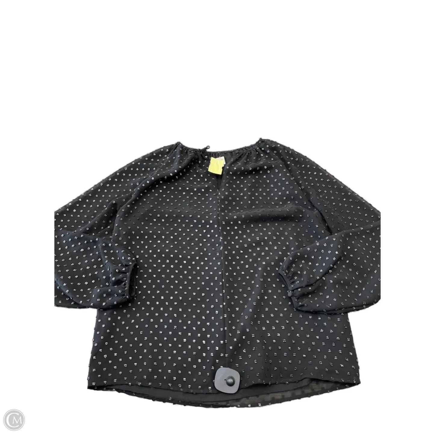 Top Long Sleeve By Gap In Black, Size: S