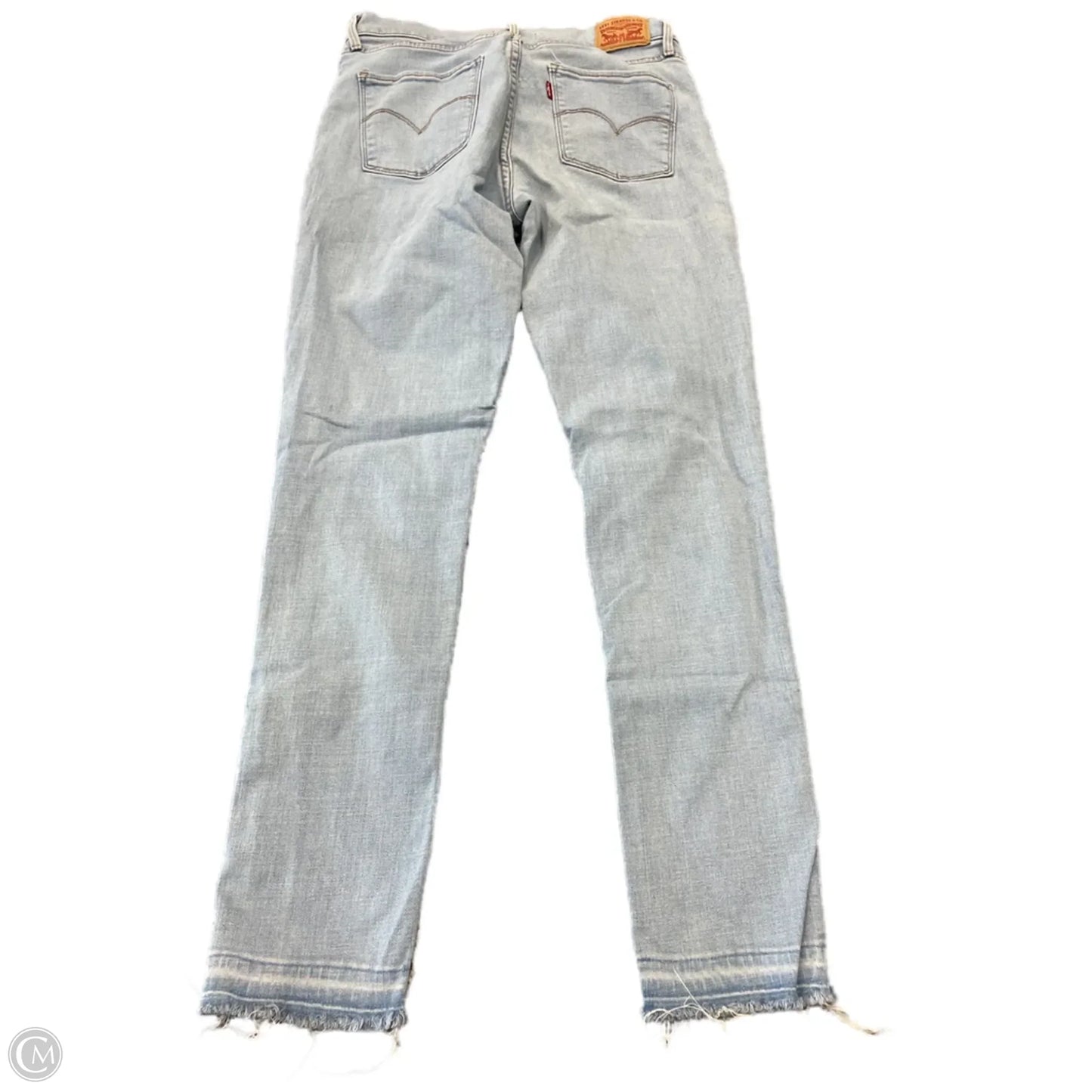 Jeans Skinny By Levis In Blue, Size: 10