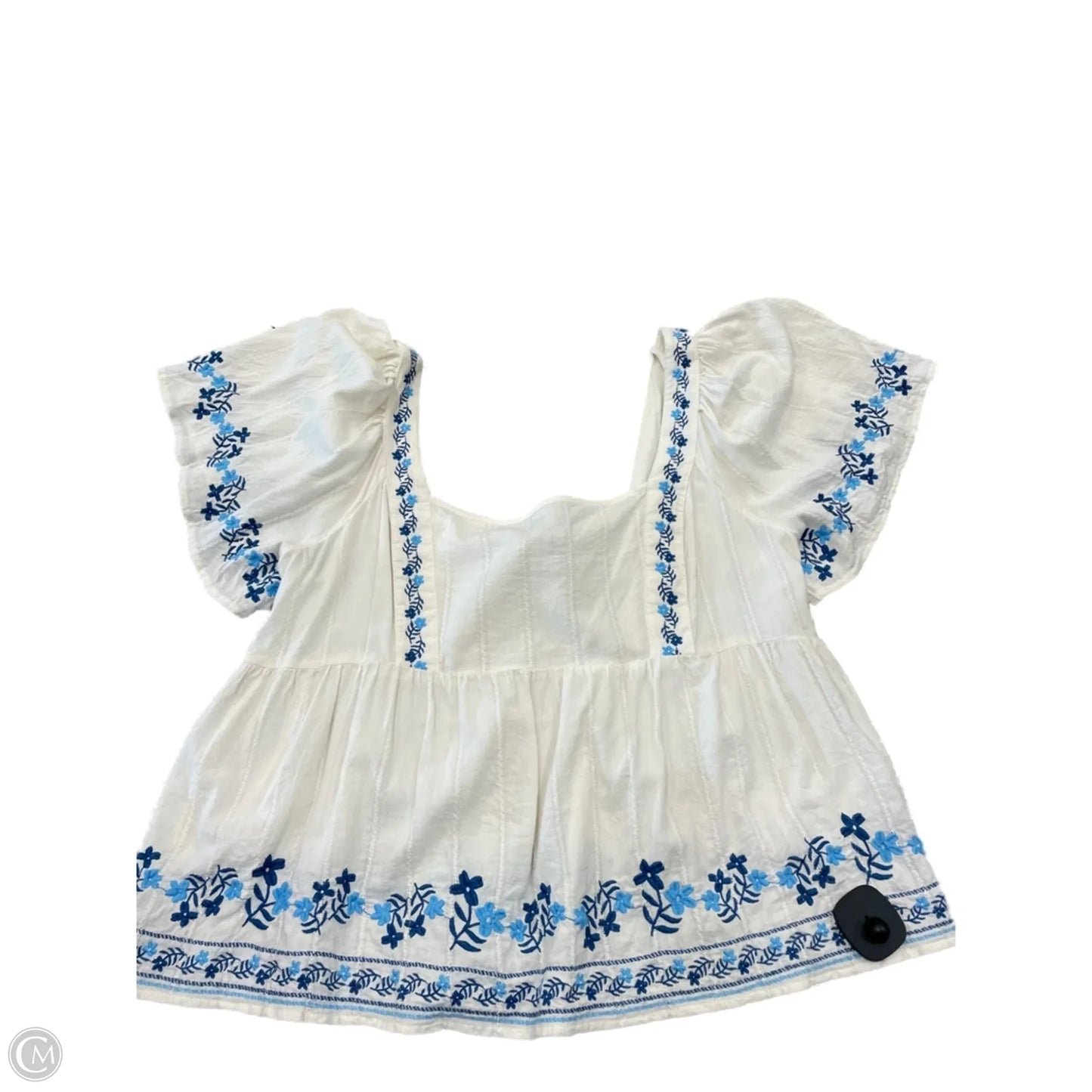 Top Short Sleeve By Old Navy In Tan, Size: Xl