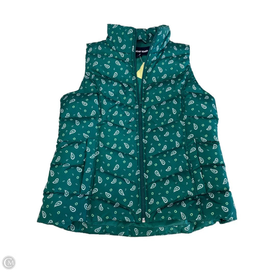 Vest Puffer & Quilted By Lands End In Green, Size: S