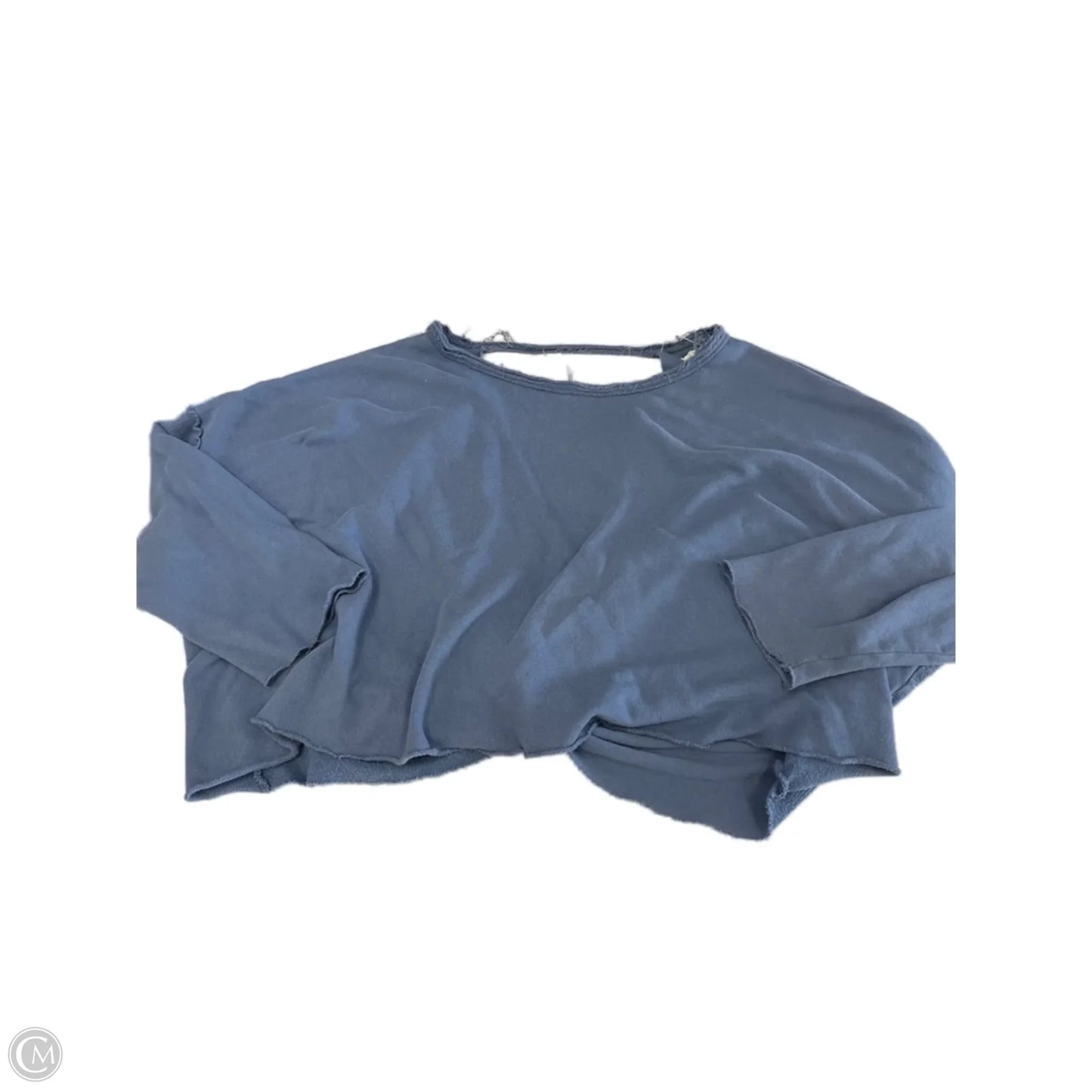 Top Long Sleeve By Aerie In Blue, Size: L