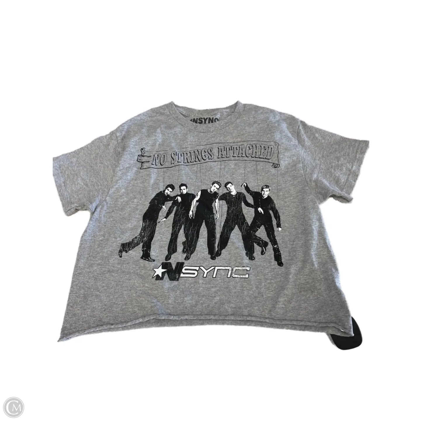 Top Short Sleeve By Clothes Mentor In Grey, Size: S