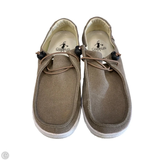 Shoes Sneakers By Corkys In Brown, Size: 7