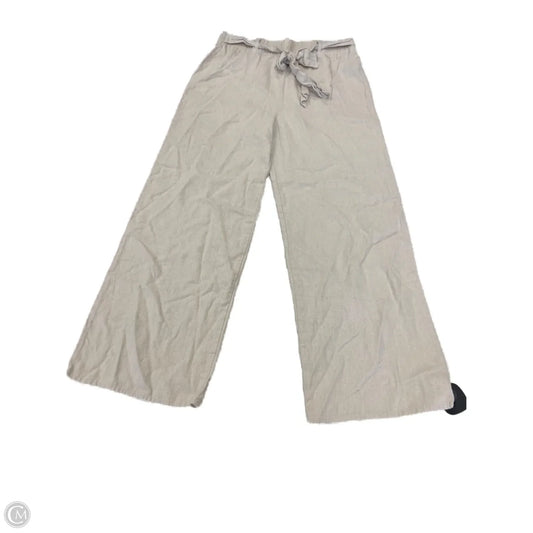 Pants Wide Leg By Ambiance Apparel In Cream, Size: M
