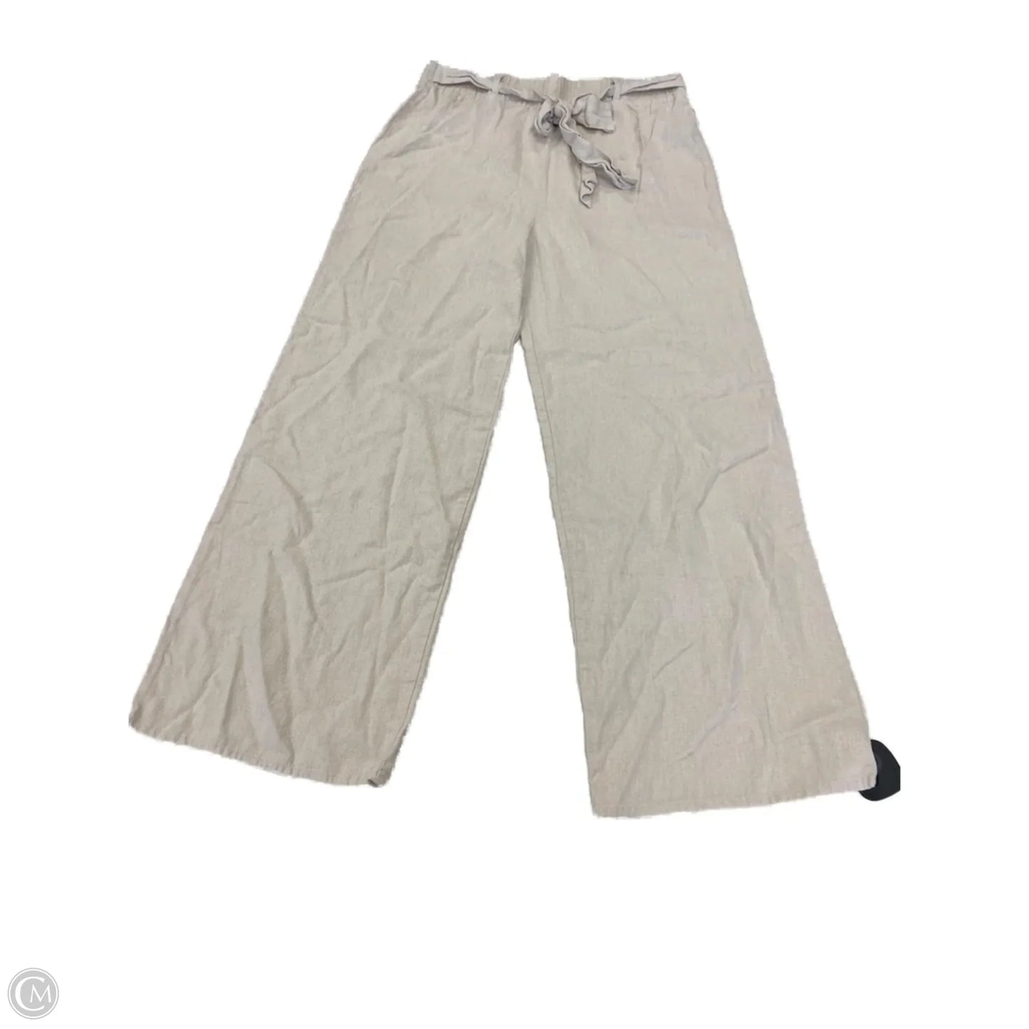 Pants Wide Leg By Ambiance Apparel In Cream, Size: M