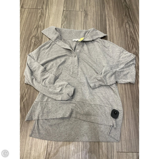 Top Long Sleeve By Clothes Mentor In Grey, Size: Xl