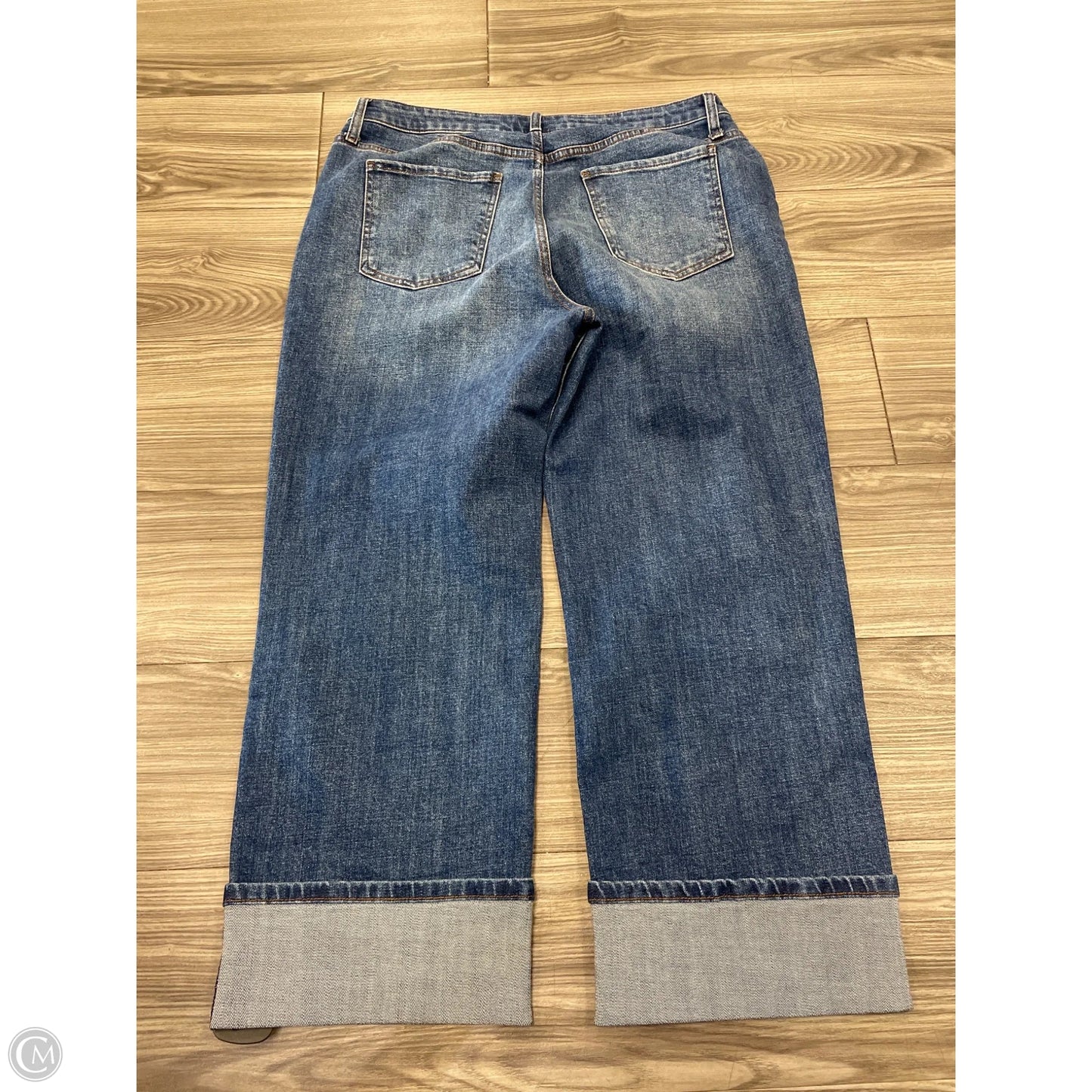 Jeans Wide Leg By Kut In Blue, Size: 12p