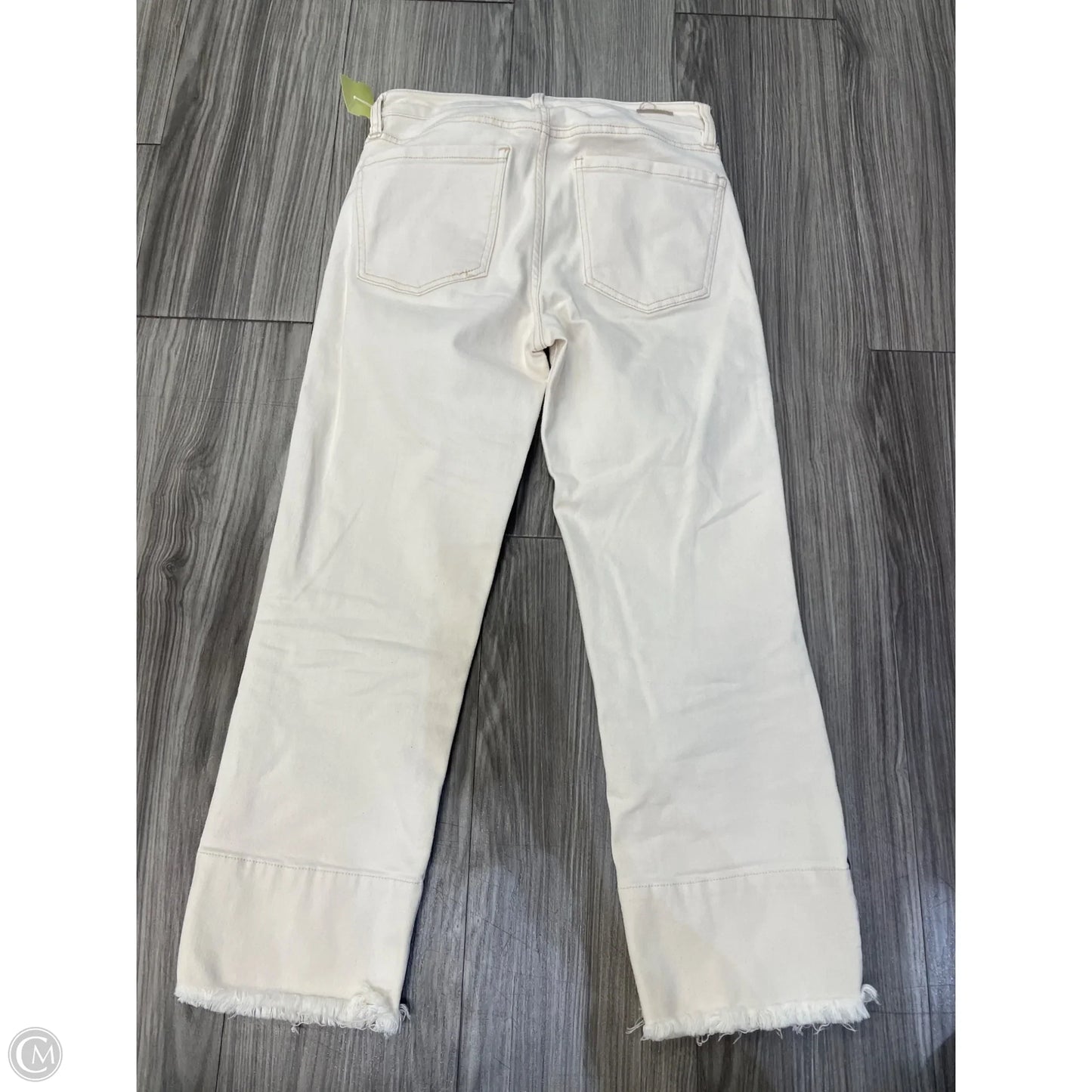 Jeans Cropped By Liverpool In Cream, Size: 2