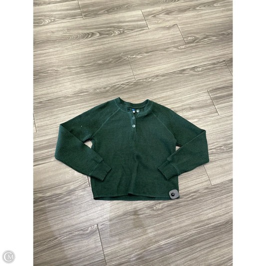 Top Long Sleeve By Old Navy In Green, Size: S