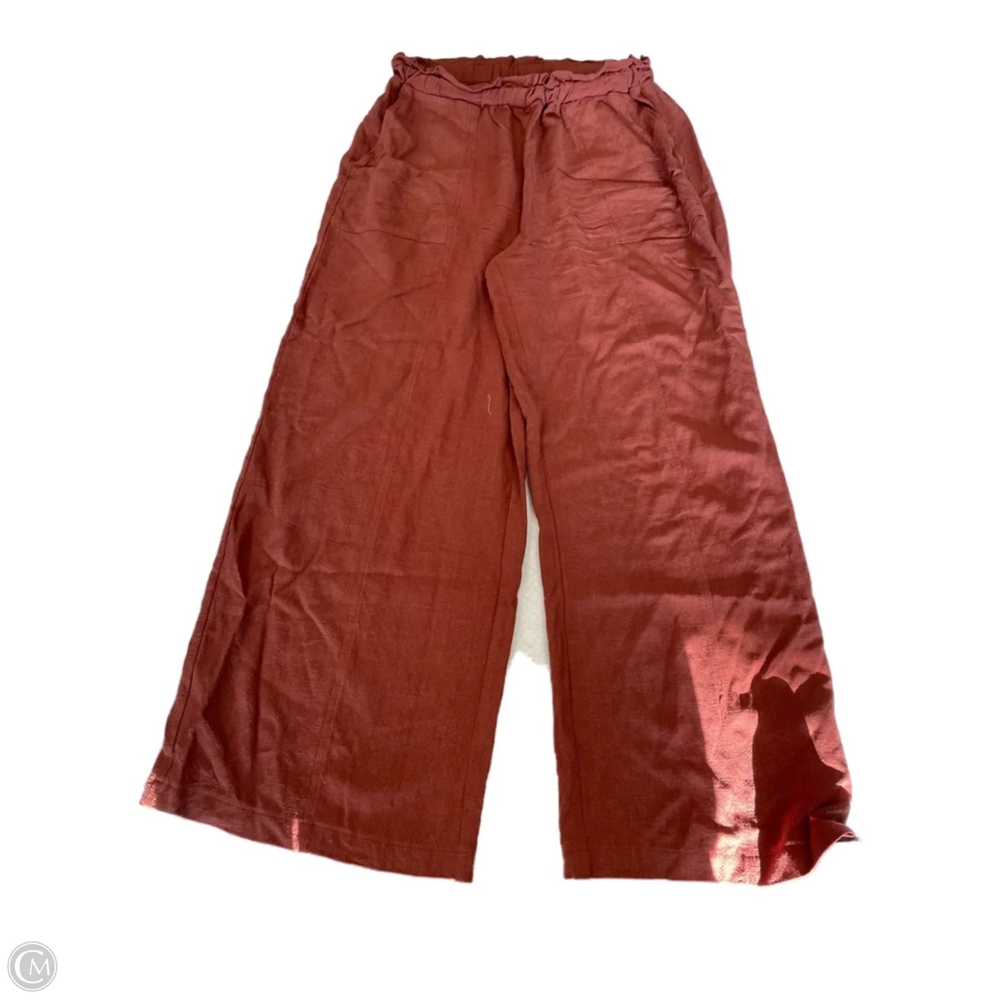 Pants Wide Leg By Clothes Mentor In Brown, Size: M