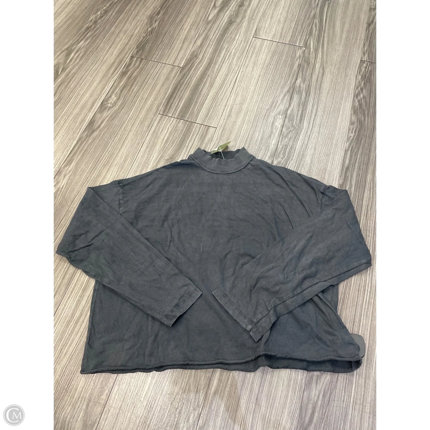 Top Long Sleeve By Aerie In Grey, Size: M
