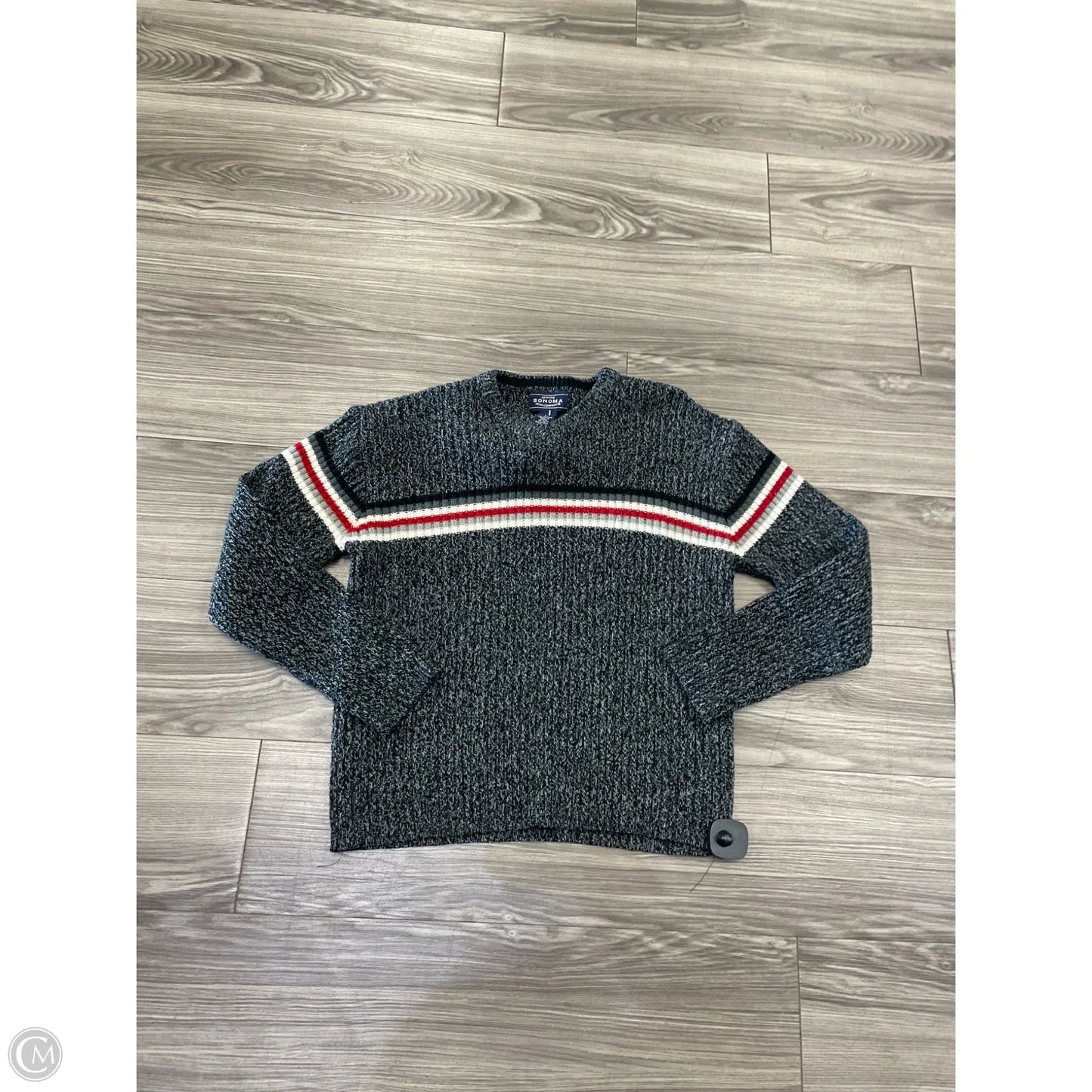 Sweater By Sonoma In Grey, Size: L