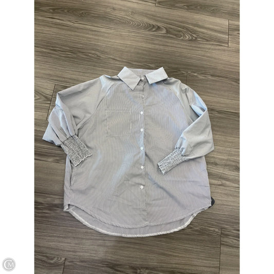 Top Long Sleeve By Clothes Mentor In Striped Pattern, Size: L