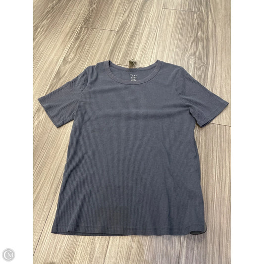 Top Short Sleeve By A New Day In Blue, Size: Xl