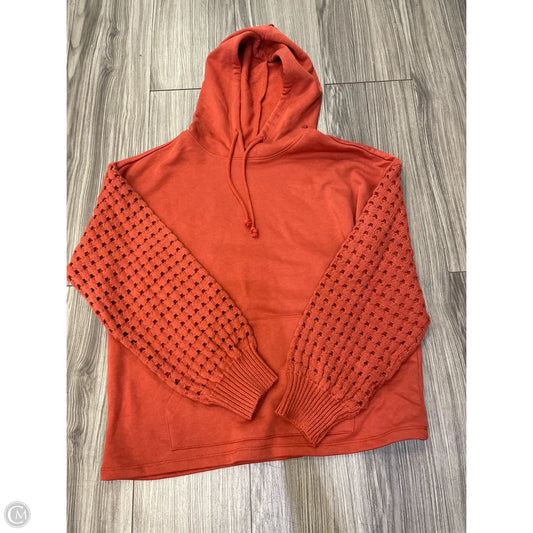 Sweatshirt Hoodie By Time And Tru In Red, Size: M