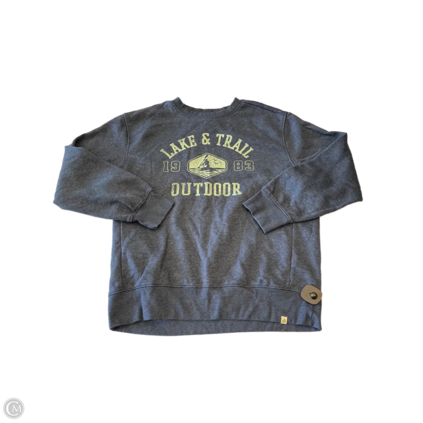 Sweatshirt Crewneck By Clothes Mentor In Blue, Size: Xl