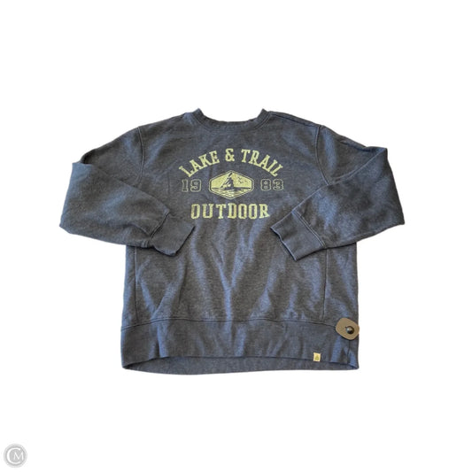 Sweatshirt Crewneck By Clothes Mentor In Blue, Size: Xl