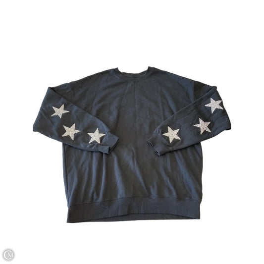 Sweatshirt Crewneck By Clothes Mentor In Black, Size: L
