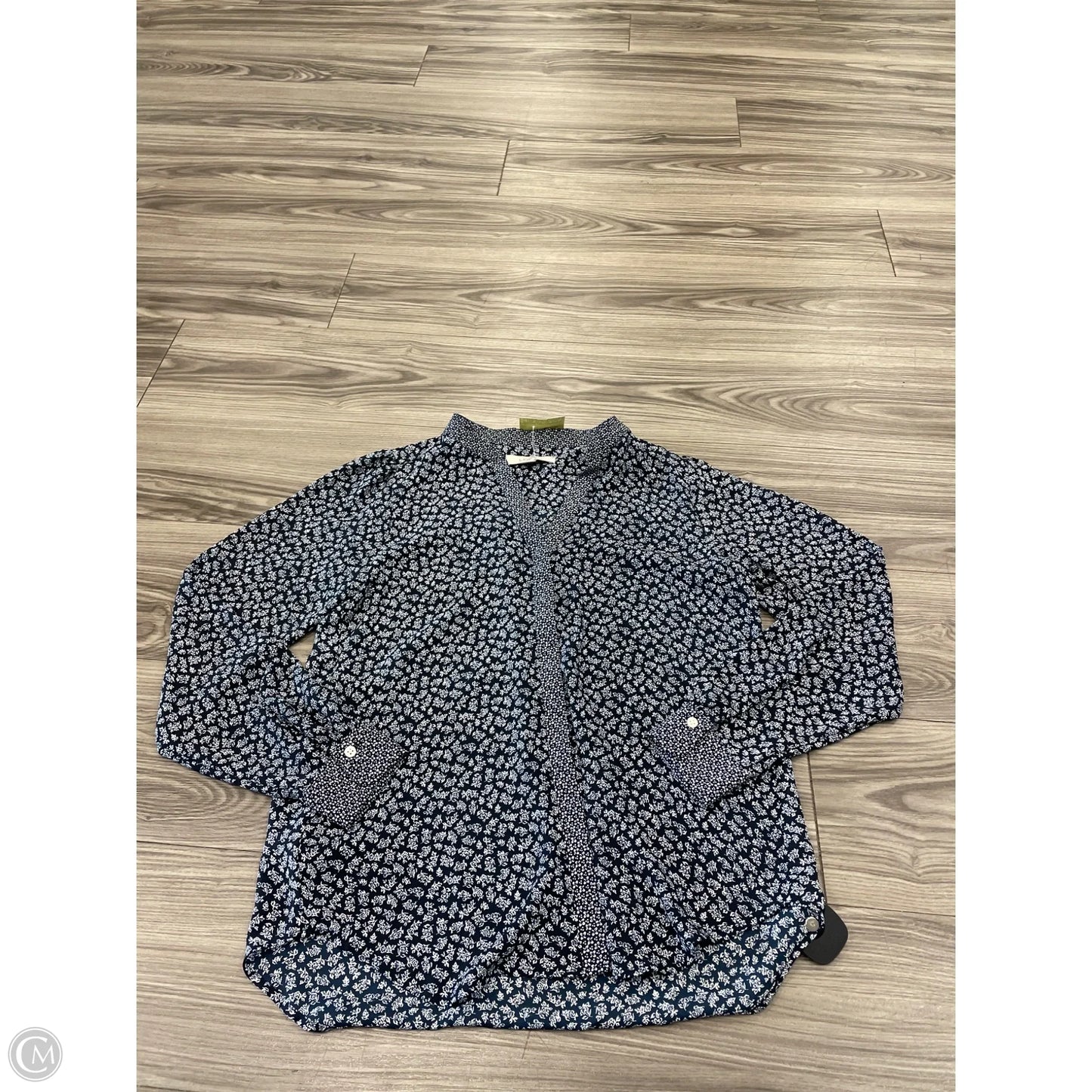 Top Long Sleeve By Loft In Blue, Size: Xs