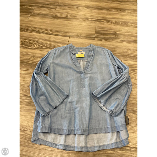 Top Sleeveless By Loft In Blue, Size: Xs