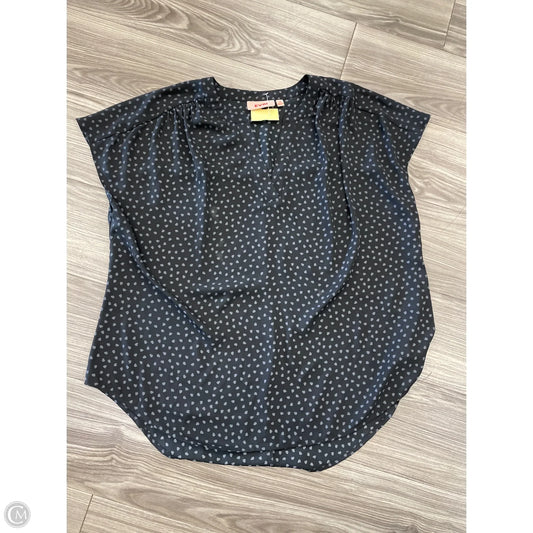 Top Short Sleeve By Evri In Black, Size: 1x