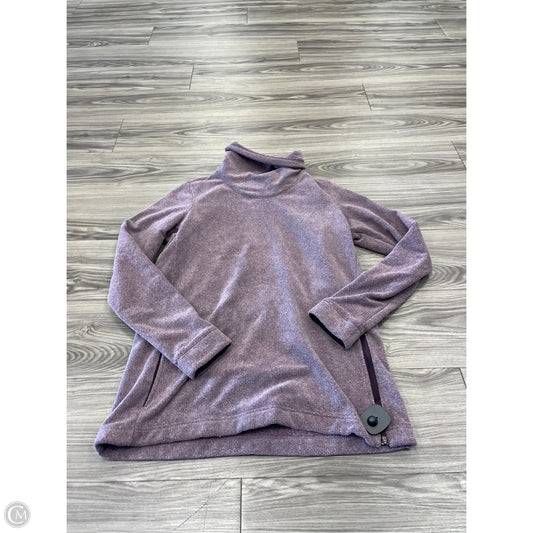 Athletic Sweatshirt Collar By Nike In Purple, Size: M