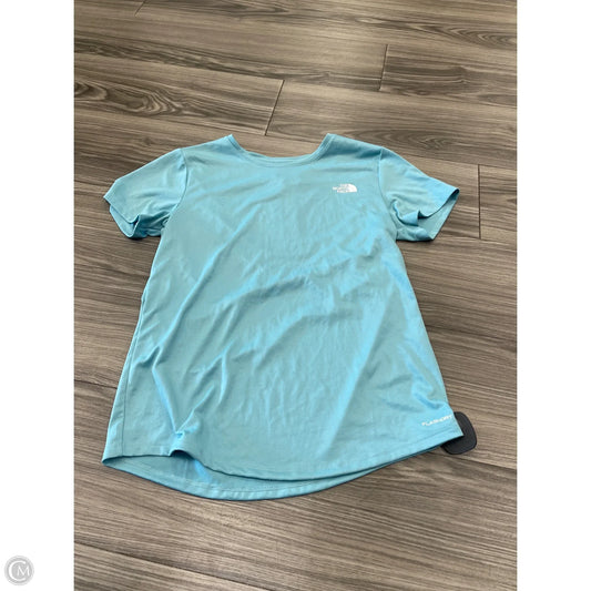 Athletic Top Short Sleeve By The North Face In Blue, Size: S