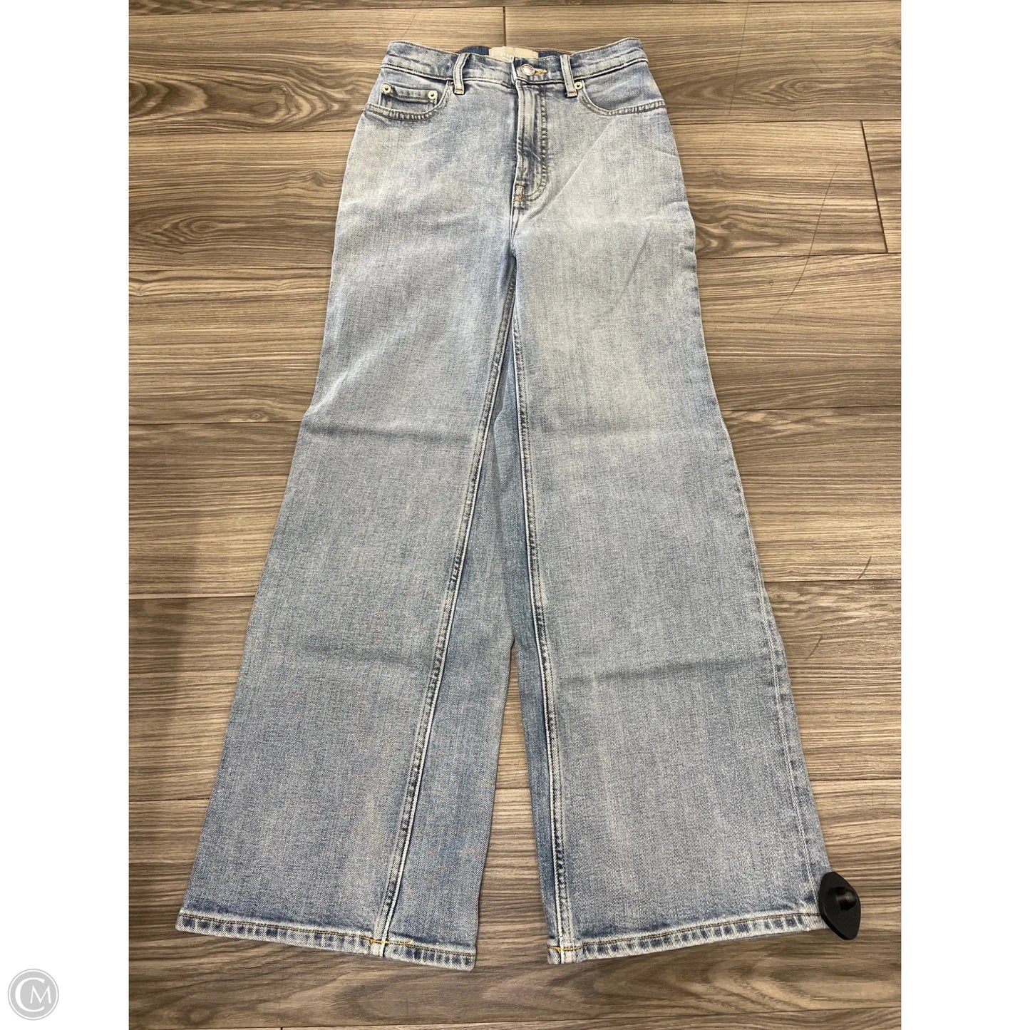 Jeans Wide Leg By Everlane In Blue, Size: 0