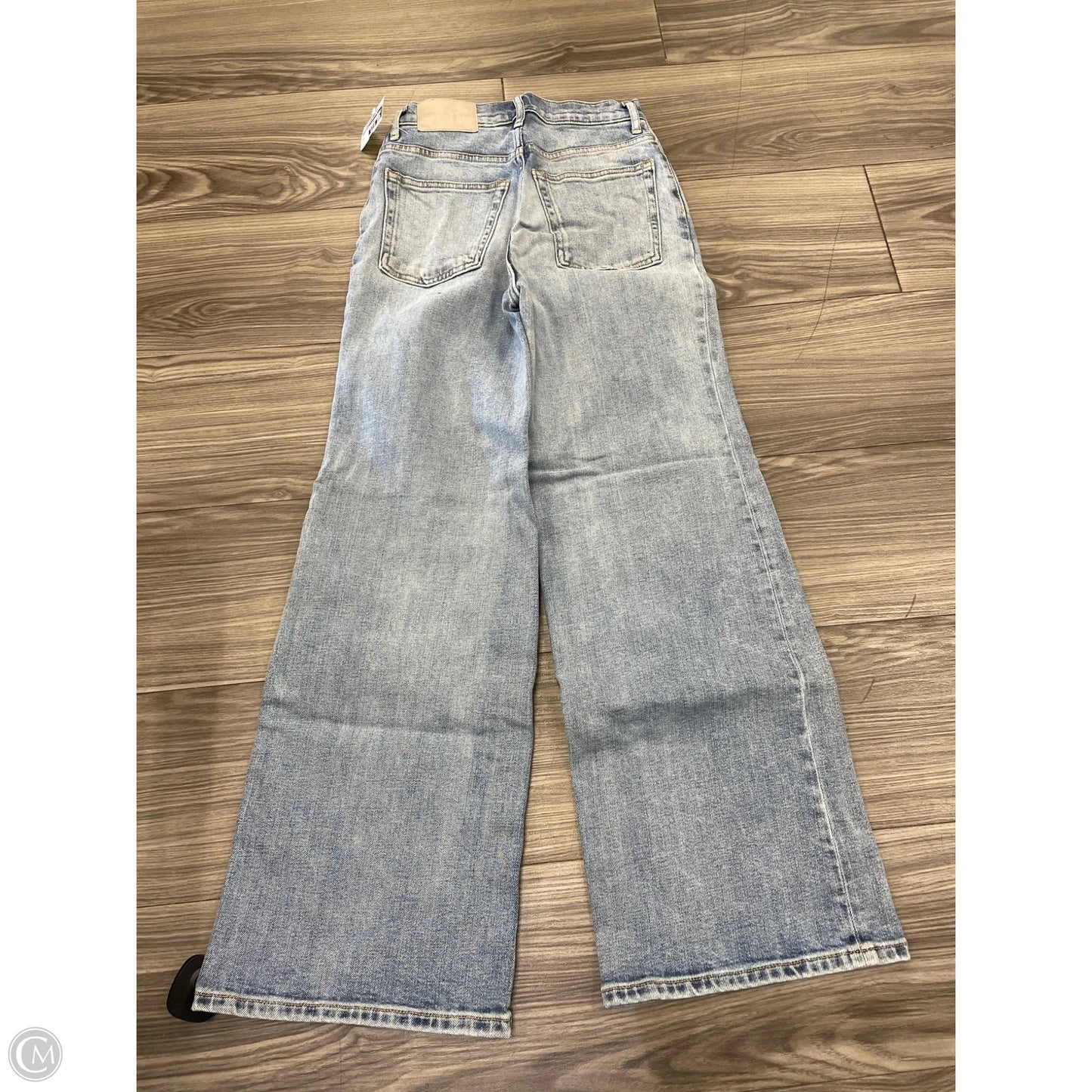 Jeans Wide Leg By Everlane In Blue, Size: 0