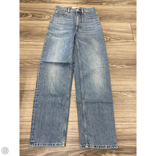Jeans Wide Leg By Everlane In Blue, Size: 0