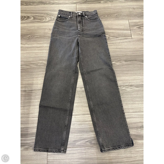 Jeans Wide Leg By Everlane In Black, Size: 0