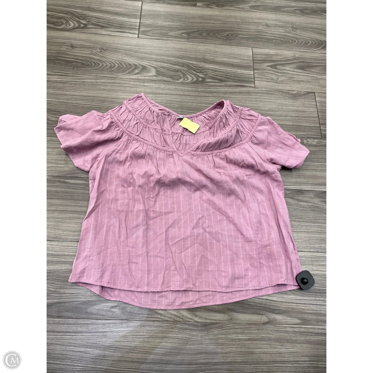Top Short Sleeve By Old Navy In Purple, Size: L