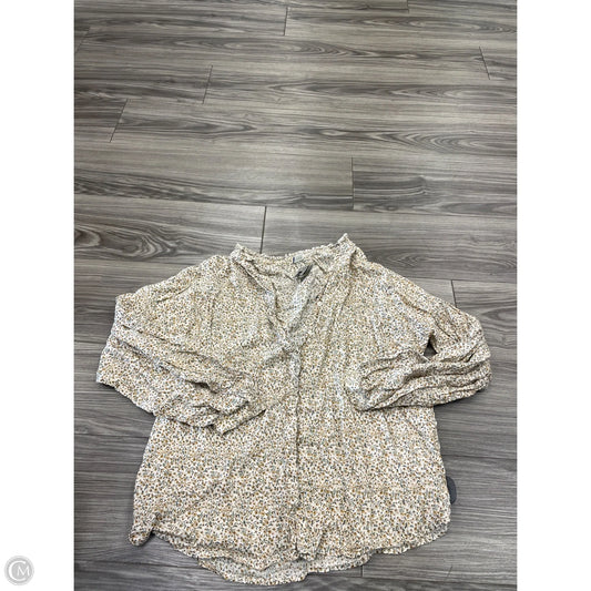 Top Long Sleeve By Old Navy In Floral Print, Size: S