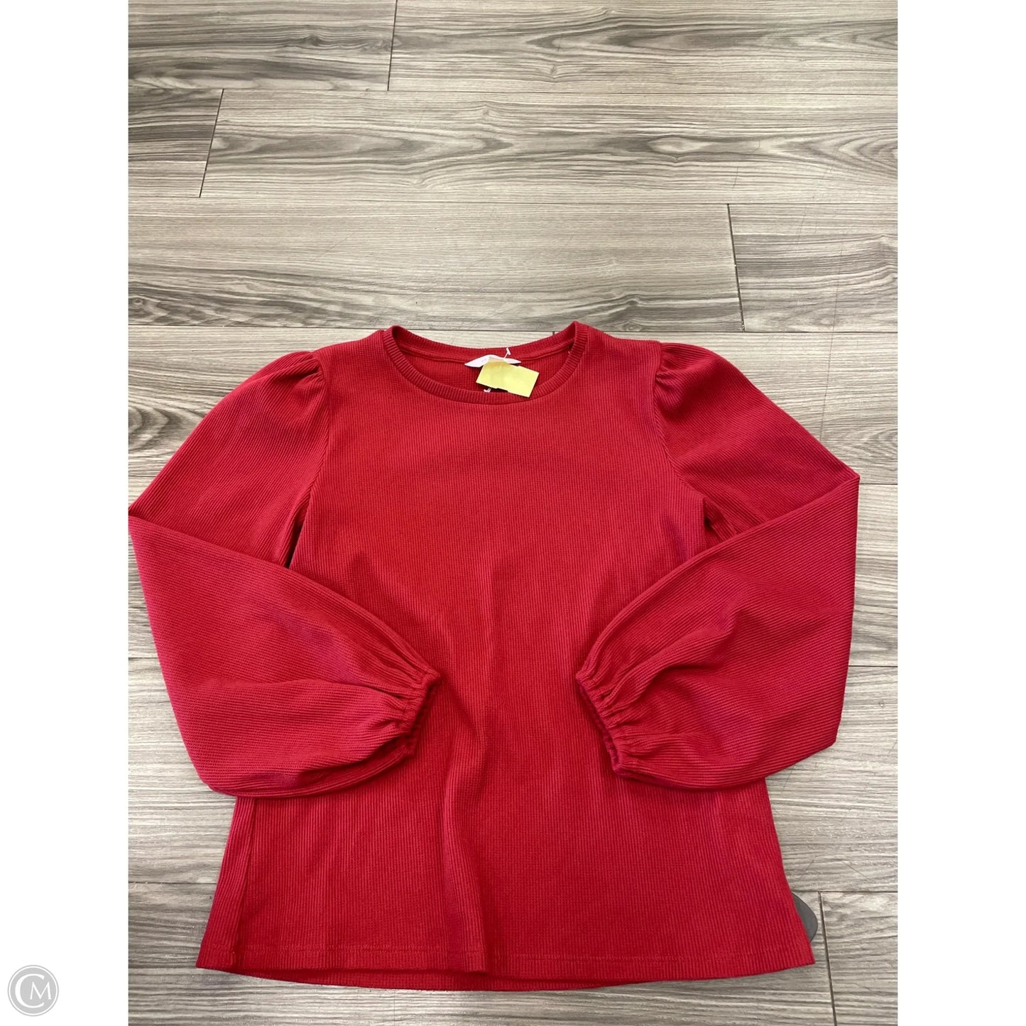 Top Long Sleeve By Clothes Mentor In Red, Size: S