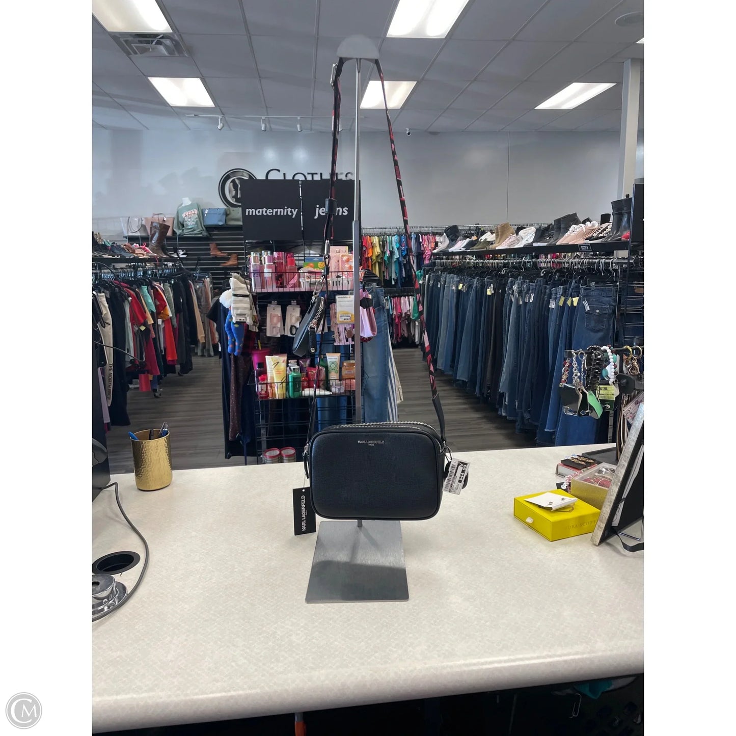 Handbag Designer By Karl Lagerfeld, Size: Medium