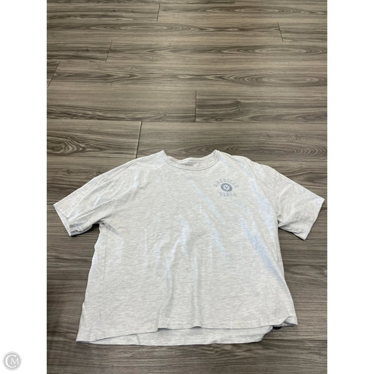 Top Short Sleeve By American Eagle In White, Size: L