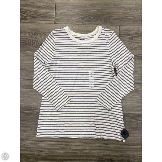 Top Long Sleeve By Old Navy In Striped Pattern, Size: L