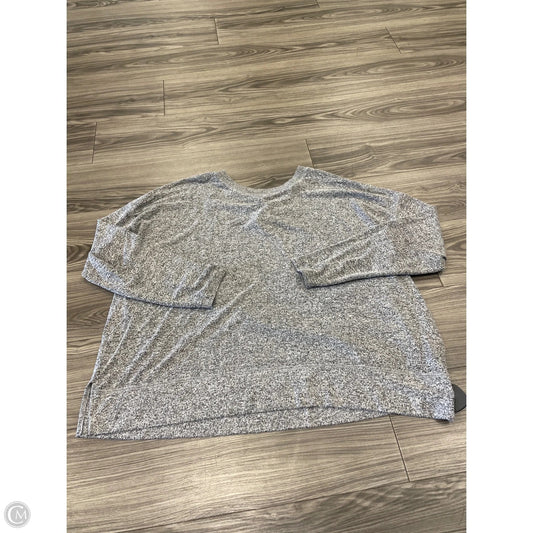 Top Long Sleeve By Lucky Brand In Grey, Size: Xxl