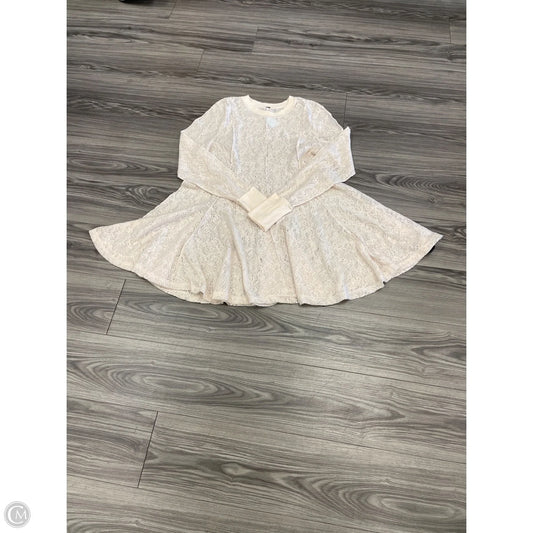 Dress Casual Midi By Free People In Cream, Size: L